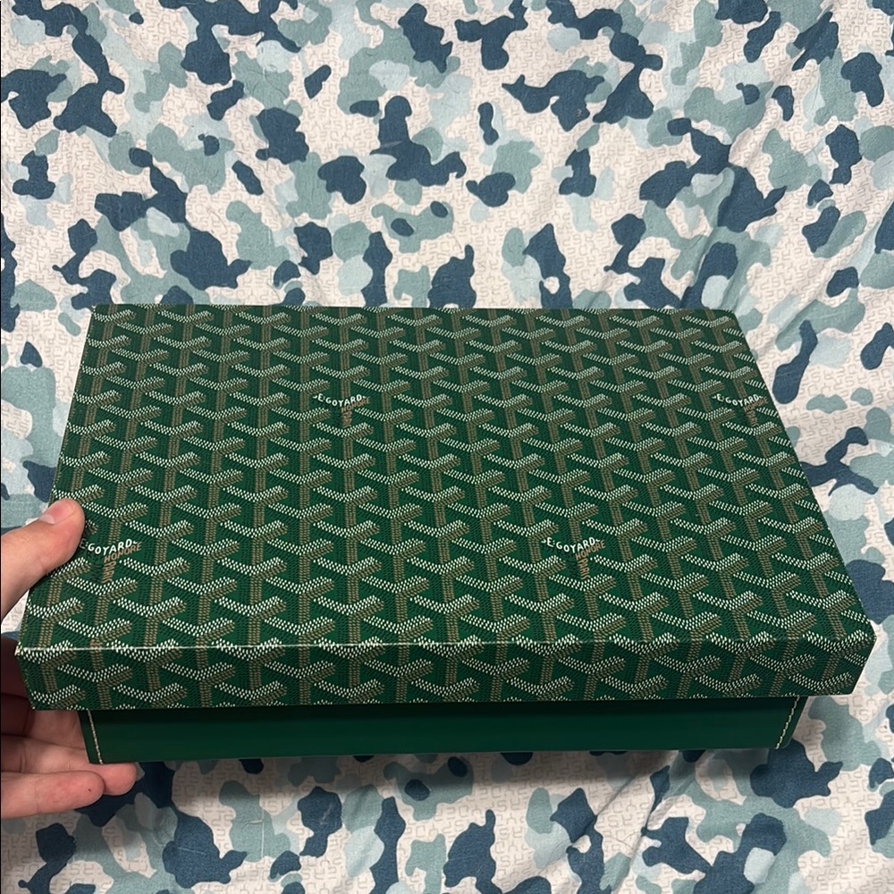 Goyard Green watch Box